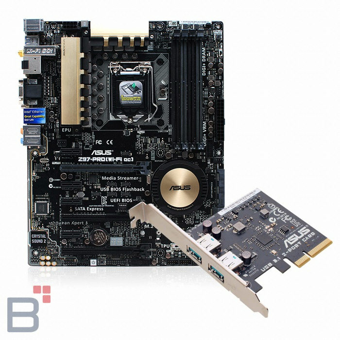 ASUS Z97-PRO Wi-Fi ac + USB3.1 CARD STCOM_이미지
