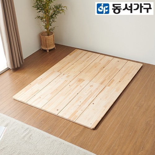 동서가구 팀버 삼나무 원목 저상형 접이식 깔판 Q (본넬스프링)_이미지
