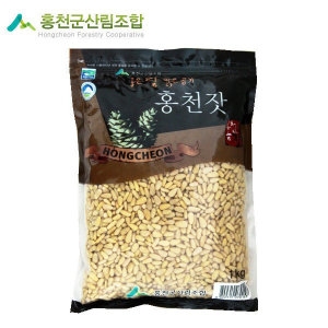 홍천군산림조합 홍천잣 1kg 실속형 국산잣_이미지
