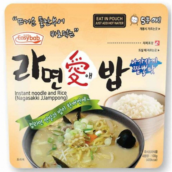 참미푸드 이지밥 라면애밥 나가사끼 짬뽕맛 100g (1개)_이미지