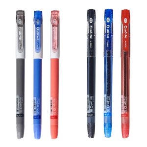 동아 마이겔 Q펜 0.38mm 0.5mm 속건성 잉크 선명한 색감 부드러운 필기감 학생용 사무용