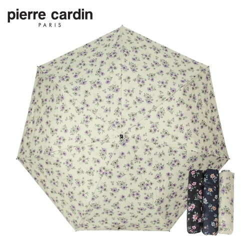 피에르가르뎅 앤틱플라워 슬림 수동 3단 우양산_이미지