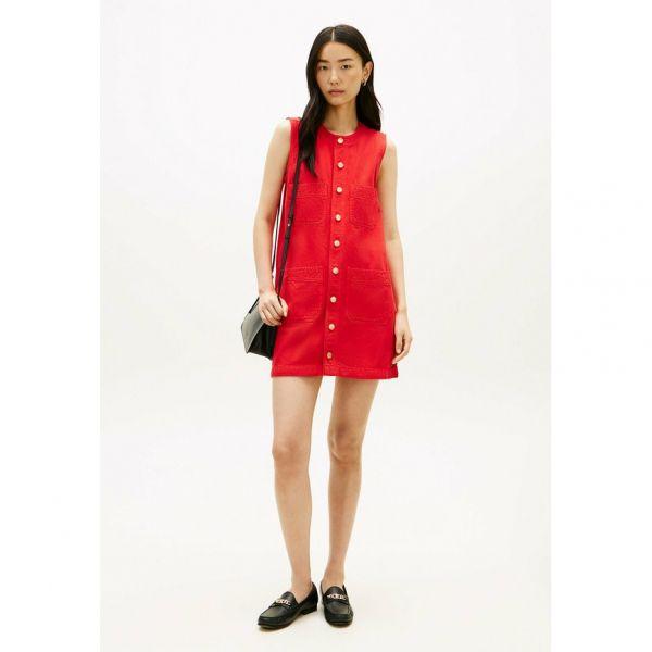 Ÿ�����ǰ� MINI SHIFT Denim dress fireworks 7513975