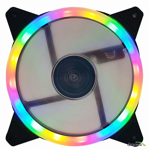 COOLERTEC USB 12025 LED RING (RGB)