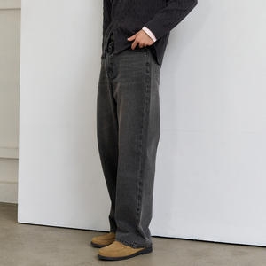 MEN 베이직 와이드 데님 팬츠 GREY / SBE1M11006