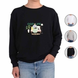 라이프스타일 기모맨투맨 집콕 six WFG2HUS_이미지