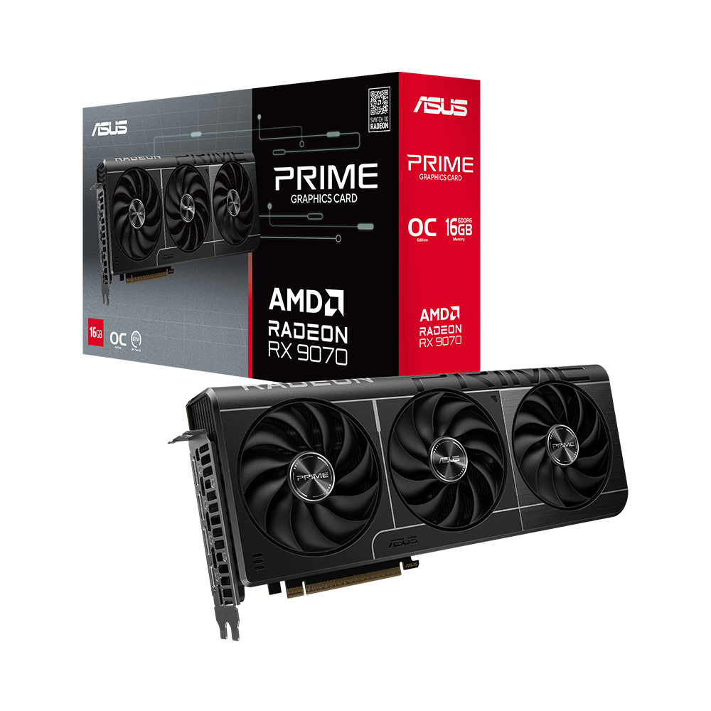 ASUS PRIME �󵥿� RX 9070 OC D6 16GB �����Ƽ����