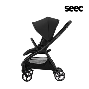SEEC 미뇽 양대면 오토폴딩 절충형 유모차 블랙
