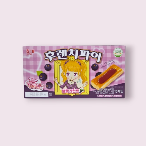 해태제과 후렌치파이 블랙커런트 192g (5개)