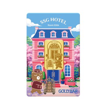 국제금거래소 x SSG 꽤곰 골드바 1g (1개)_이미지