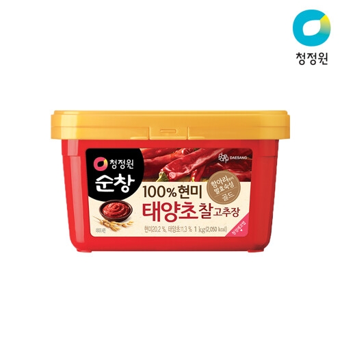 청정원 순창 100% 현미 태양초 찰고추장 1kg이미지입니다. 누르면 해당 게시물로 새창이동합니다.