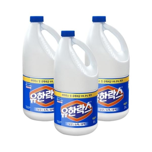 유한락스 레귤러 3L (3개)_이미지