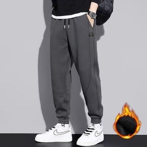 남성 4컬러 기모 겨울 밴딩 조거팬츠 IS TTP50 겨울 바지 남자 조거팬츠 기모 WFL6MFX_이미지