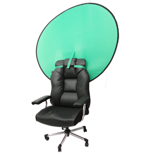 대한 원터치 의자 라운드 폴딩 크로마키 BG-025_이미지