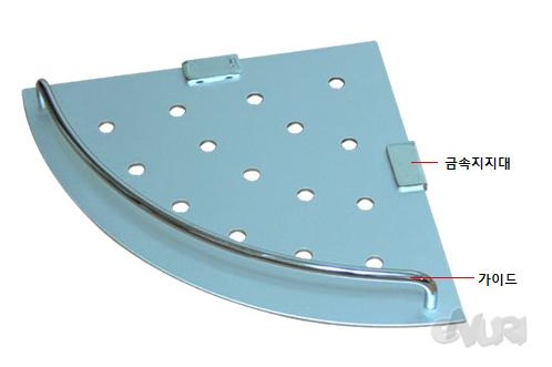 보은금속 알루미늄 코너선반 (35cm)_이미지