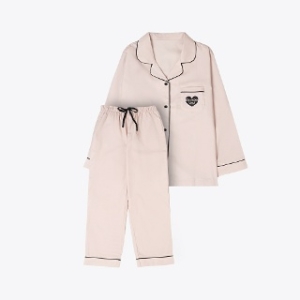 YES 트윌 하트자수 파자마 커플 YSWNZ853 YSMNZ853_이미지