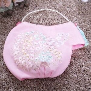 한설한복 591.M 파스텔 꽃자수 조바위_이미지