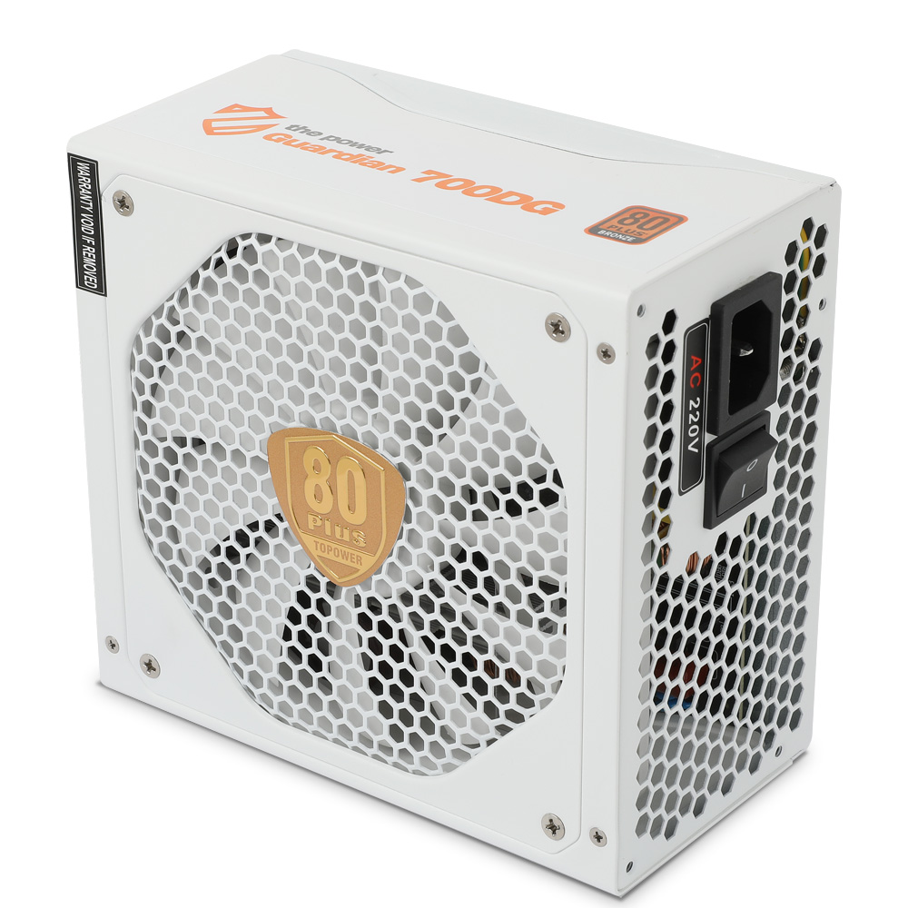 topower Guardian TOP-700DG Single Rail 80PLUS브론즈 화이트_이미지