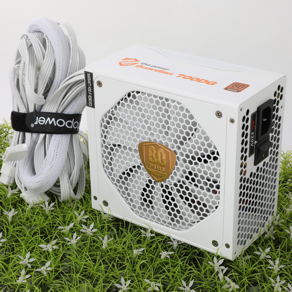 topower Guardian TOP-700DG Single Rail 80PLUS브론즈 화이트_이미지
