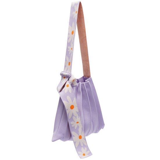Lucky Pleats Knit Daisy Wing (Lavender)