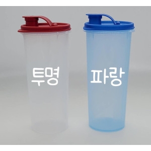 타파웨어 슬림 원형 물통 1L
