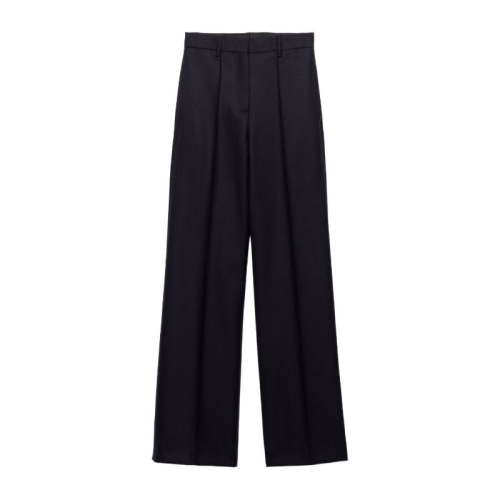 프라다 트라이앵글 로고 헤링본 울 팬츠 P263J 16OXF0008