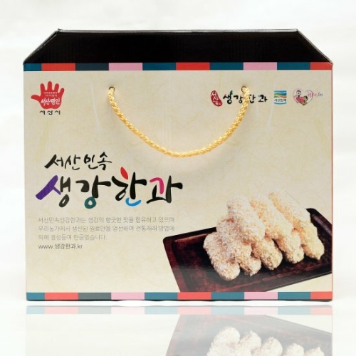 친환경팔도 충남 서산 이필자님의 전통 맛 서산민속생강한과 실속세트 1kg