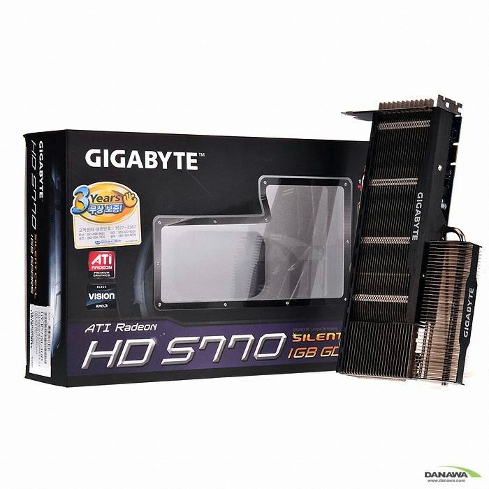 GIGABYTE 라데온 HD 5770 UDV D5 1GB Silent-Cell_이미지