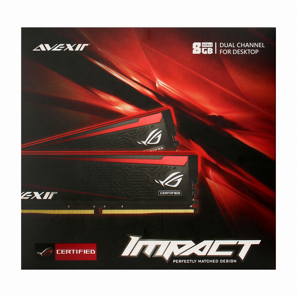 AVEXIR DDR4-2666 CL15 ROG IMPACT 패키지 (8GB(4Gx2))_이미지
