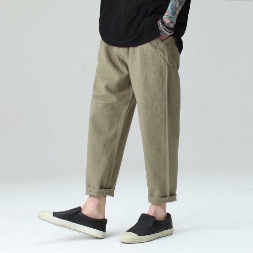 레이아웃 3/15 예약 HK_P-058 캐럿 린넨 와이드 팬츠_KH