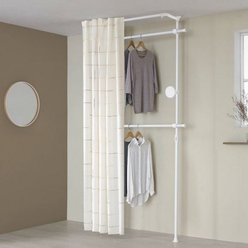 왕자NHC 왕자행거 뉴드레스룸 2폴 일반 기본형 행거