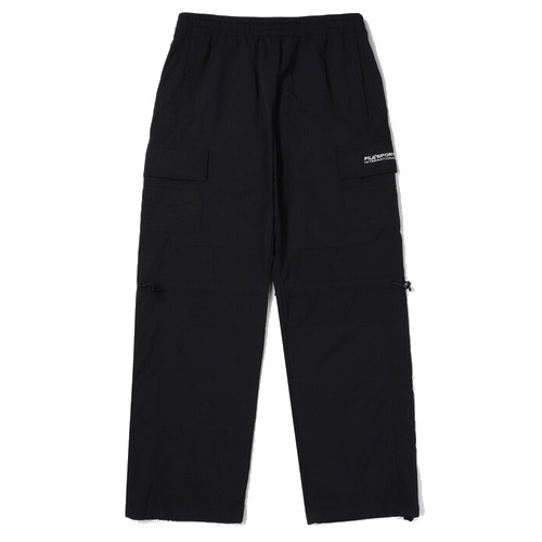 휠라 컬러블럭 우븐 카고팬츠 FS2WPF4136X (BLK, 블랙)_이미지