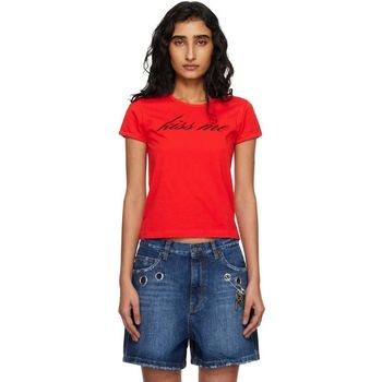 레드 키스 미 슈렁큰 티셔츠 152539226