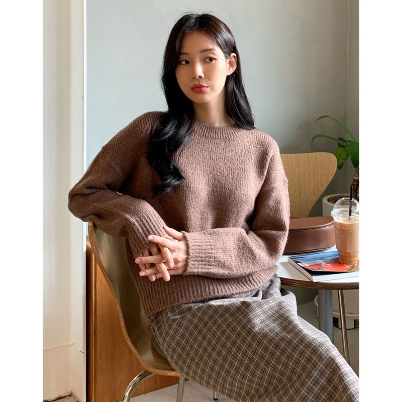 반에이크 뽀송이 라운드 니트_OB0YKNME12Z