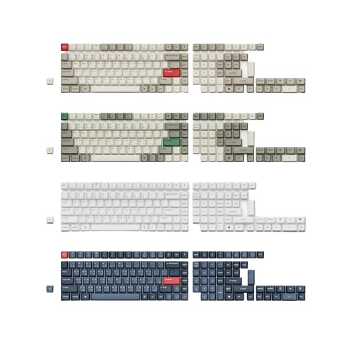 Keychron 세벌식 390 교체용 키캡 세트 (화이트)