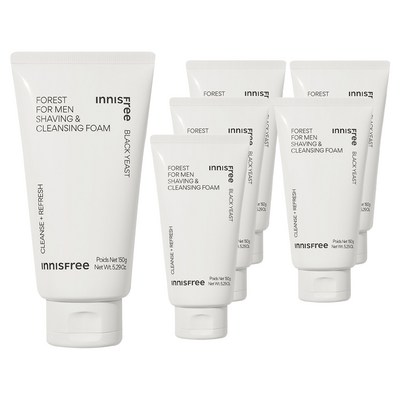 이니스프리 포레스트 쉐이빙클렌징 폼 150g (6개)_이미지