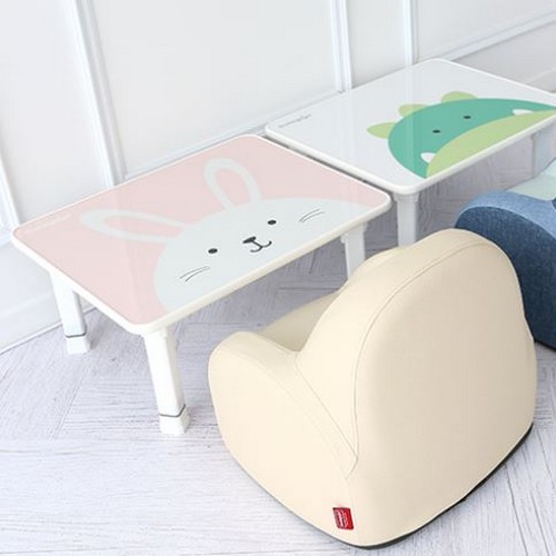 아이앤에스 뒹굴러 가죽 소파 1인용+블랑코 테이블