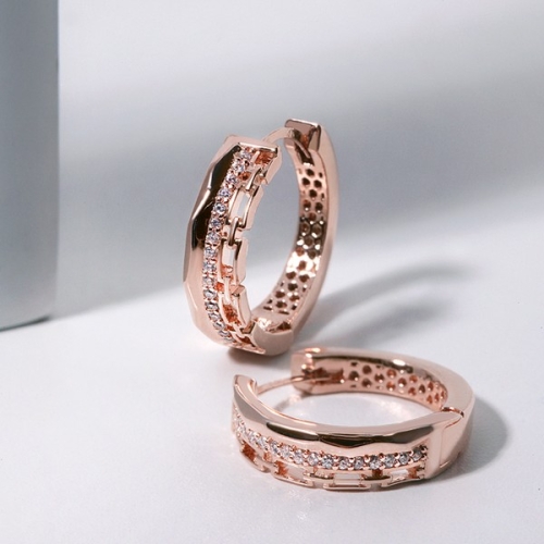 루브르파리 14k 골드 파노 원터치 링 귀걸이 EA3083