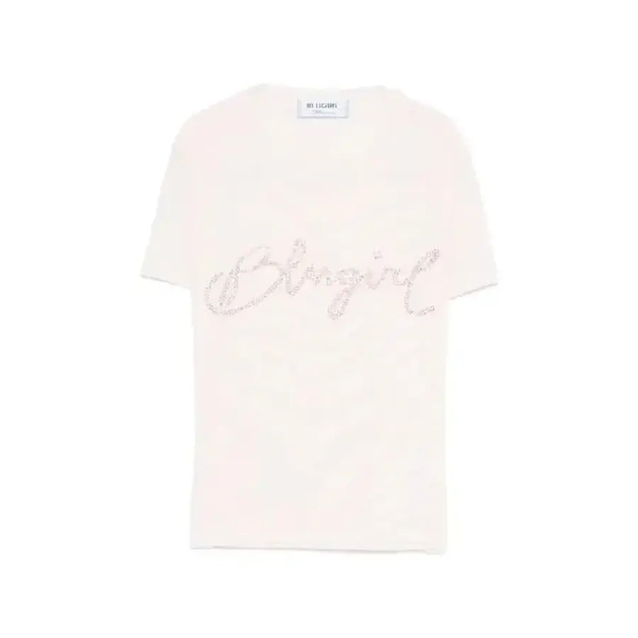 블루걸 크리스털 장식 티셔츠 RA6040J3903 T_이미지