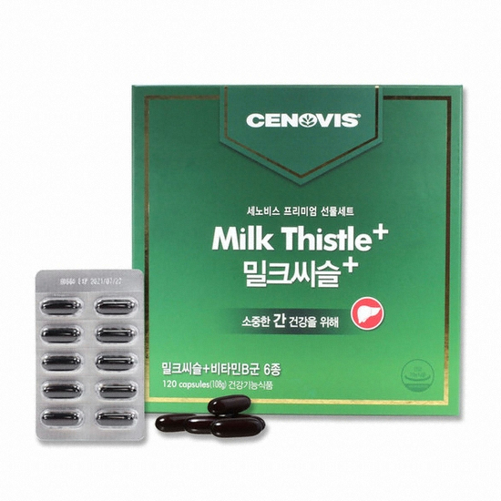 세노비스 밀크씨슬+ 120캡슐 (1개)_이미지