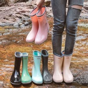 오너클랜 여성장화 레인부츠 미들부츠 장마철신발 캠핑화 7295026
