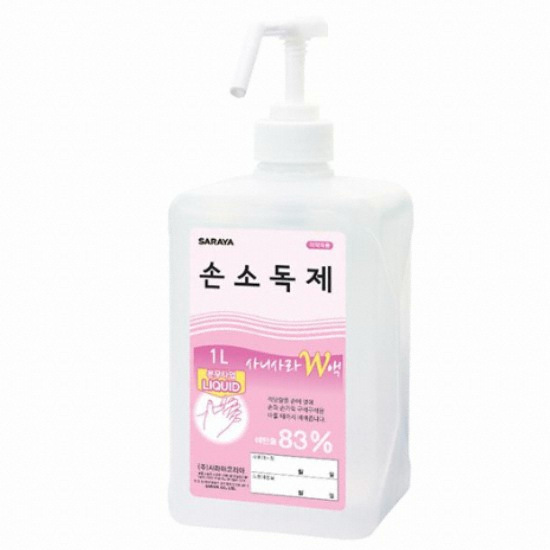 사라야 사니사라W 손소독제 겔 1000ml (1개)_이미지
