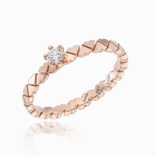 주얼리 하트 플로우 1부 솔리테어 다이아 반지 LRF25047D.LTCW