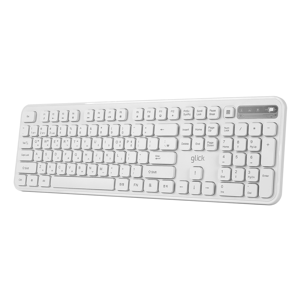 지클릭커 OFFICEPRO WK70 사일런스 L 무선 (화이트)_이미지