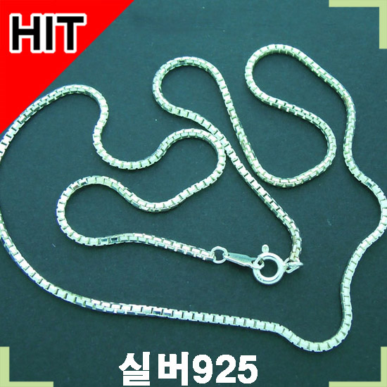1.5mm 팔면박스 41362c 실버 목걸이 실버그자체 42cm+기본포장