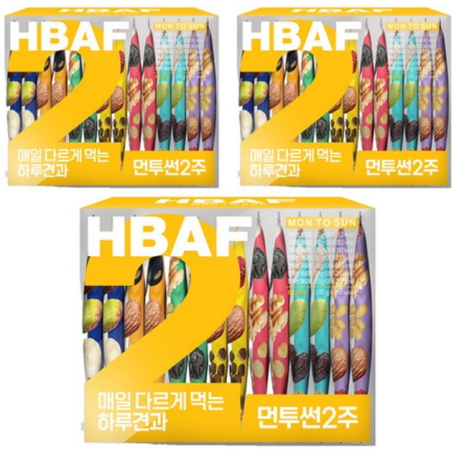 HBAF 먼투썬 2주 280g (3개)_이미지