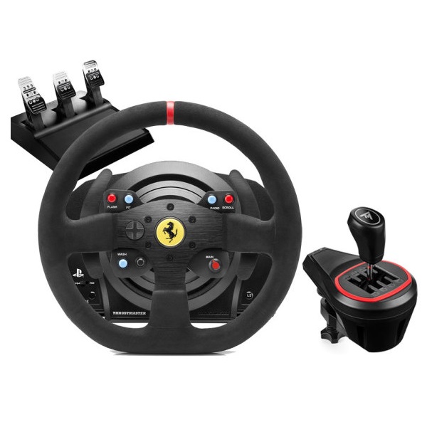 Thrustmaster T300RS 페라리 레이싱 휠 알칸타라 에디션