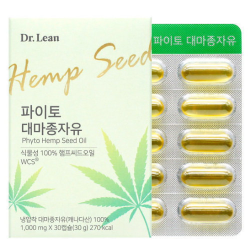 닥터린 파이토 대마종자유 1000mg 30캡슐 (11개)_이미지