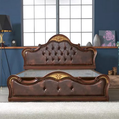 이조농방 로얄퀸즈 브라운 돌침대 Q (청칠보석)_이미지