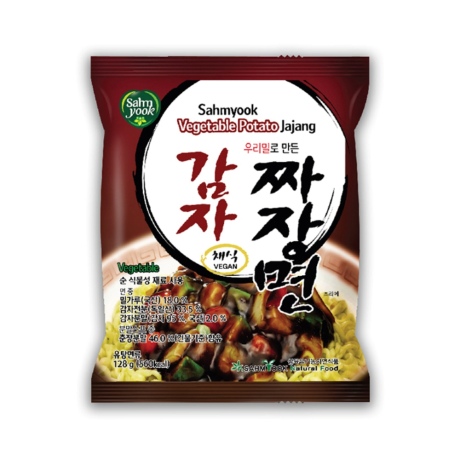 삼육식품 우리밀 채식 감자 짜장면 128g이미지입니다. 누르면 해당 게시물로 새창이동합니다.
